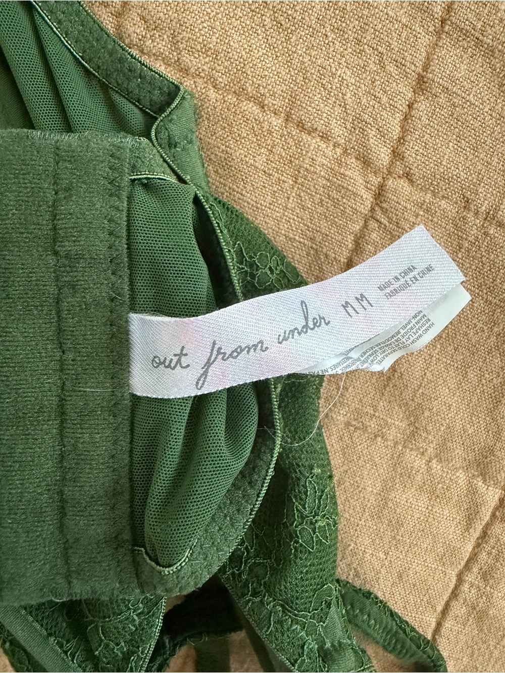 Urban Outfitters Olive Lace Corset - Picture 4 of 4
